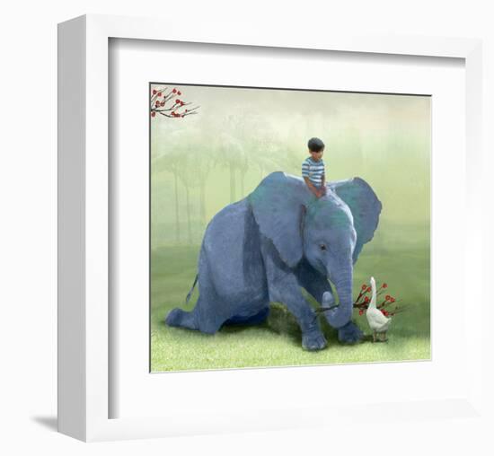 Helping a Friend-Nancy Tillman-Framed Art Print