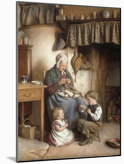 Helping Grannie, 1878-Joseph Clark-Mounted Giclee Print