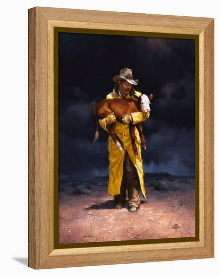 Helping Hand-Jack Sorenson-Framed Stretched Canvas