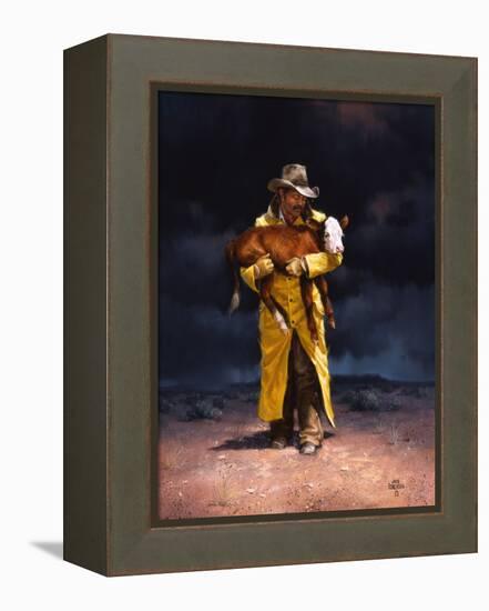 Helping Hand-Jack Sorenson-Framed Stretched Canvas