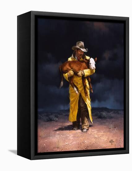 Helping Hand-Jack Sorenson-Framed Stretched Canvas