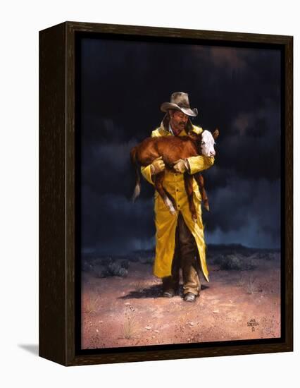 Helping Hand-Jack Sorenson-Framed Stretched Canvas