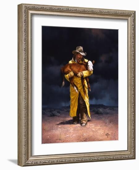 Helping Hand-Jack Sorenson-Framed Art Print