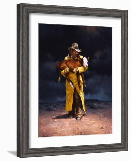 Helping Hand-Jack Sorenson-Framed Art Print