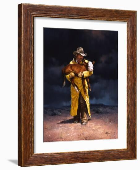 Helping Hand-Jack Sorenson-Framed Art Print