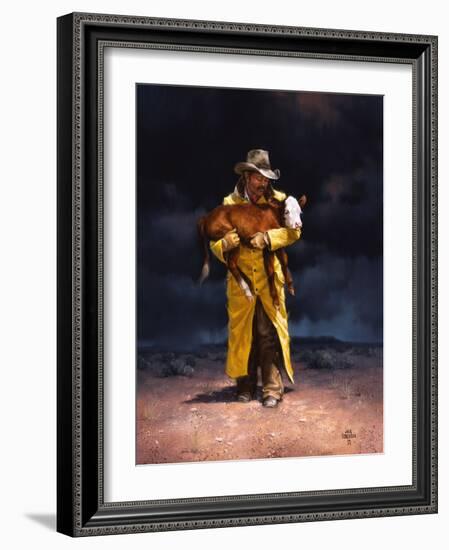 Helping Hand-Jack Sorenson-Framed Art Print