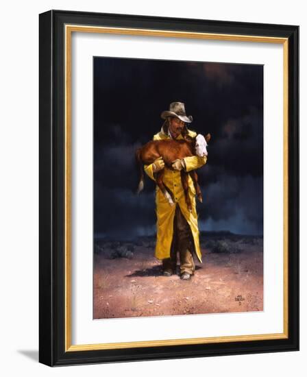 Helping Hand-Jack Sorenson-Framed Art Print