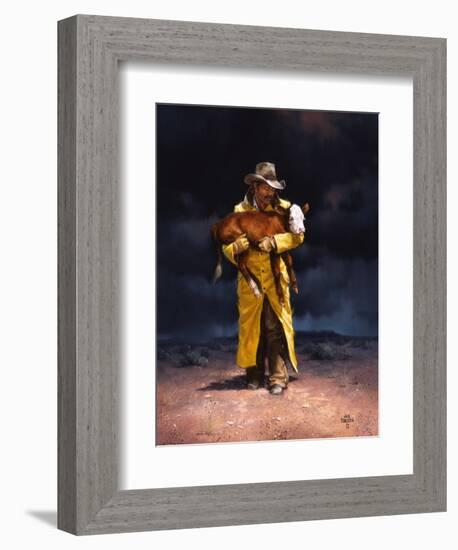 Helping Hand-Jack Sorenson-Framed Art Print