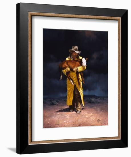 Helping Hand-Jack Sorenson-Framed Art Print