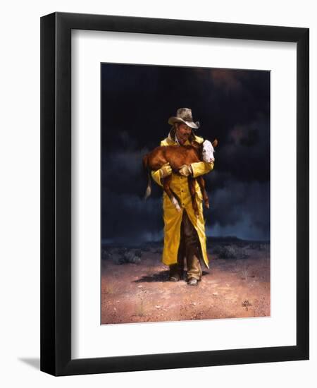 Helping Hand-Jack Sorenson-Framed Art Print