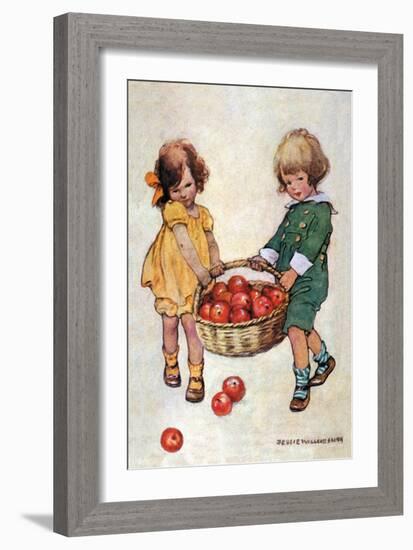 Helping Hands-Jessie Willcox-Smith-Framed Art Print