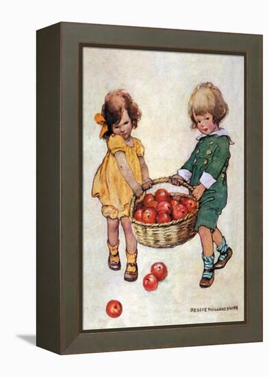 Helping Hands-Jessie Willcox-Smith-Framed Stretched Canvas