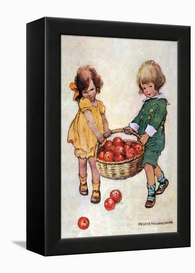 Helping Hands-Jessie Willcox-Smith-Framed Stretched Canvas