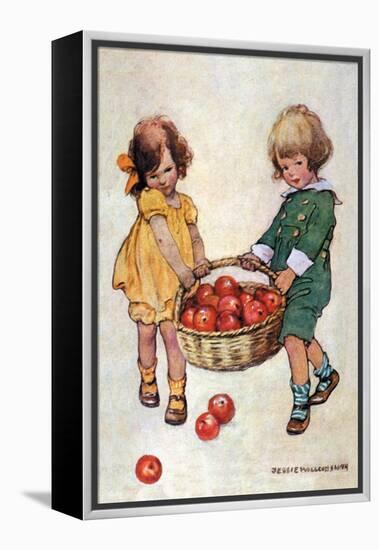 Helping Hands-Jessie Willcox-Smith-Framed Stretched Canvas