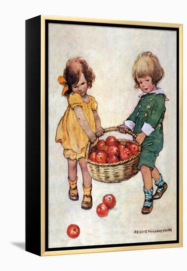 Helping Hands-Jessie Willcox-Smith-Framed Stretched Canvas