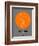 Helsinki Orange Subway Map-NaxArt-Framed Art Print