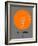 Helsinki Orange Subway Map-NaxArt-Framed Art Print