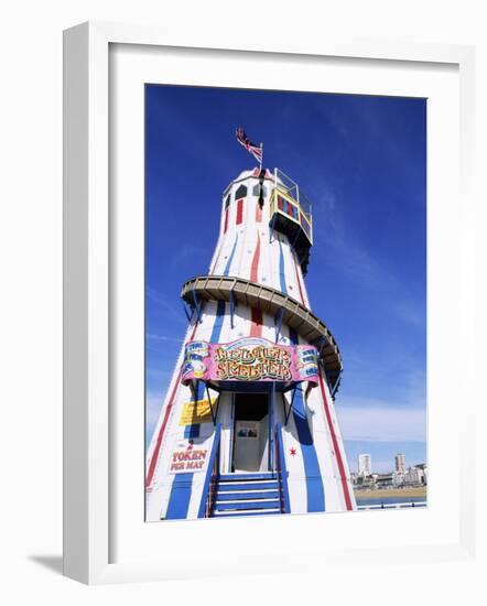 Helter Skelter at Brighton Pier, Brighton, Sussex, England-Steve Vidler-Framed Photographic Print