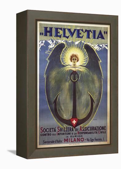 Helvetia Poster by Umberto Boccioni, 1909-Umberto Boccioni-Framed Premier Image Canvas