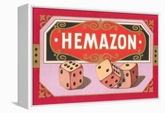 Hemazon Dice-null-Framed Stretched Canvas