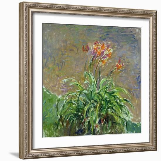 Hemerocallis, 1914-17-Claude Monet-Framed Giclee Print