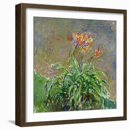 Hemerocallis, 1914-17-Claude Monet-Framed Giclee Print