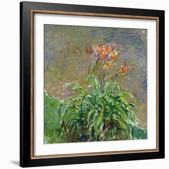 Hemerocallis, 1914-17-Claude Monet-Framed Giclee Print