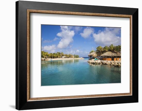 Hemingway Beach Beach Bar and Grill, Willemstad, Curacao, West Indies, Lesser Antilles-Jane Sweeney-Framed Photographic Print