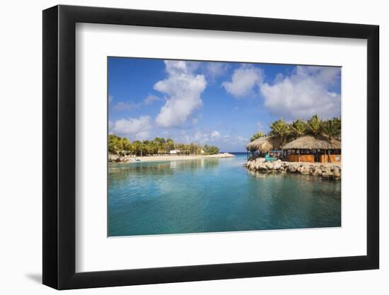 Hemingway Beach Beach Bar and Grill, Willemstad, Curacao, West Indies, Lesser Antilles-Jane Sweeney-Framed Photographic Print