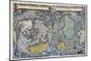 Hemispherius Ab Aeqinoctiali Linea, Poli Artici 17th-Century Dutch Map-null-Mounted Giclee Print