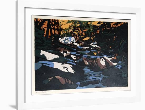 Hemlocks-Jon Carsman-Framed Serigraph