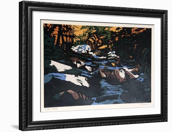 Hemlocks-Jon Carsman-Framed Serigraph