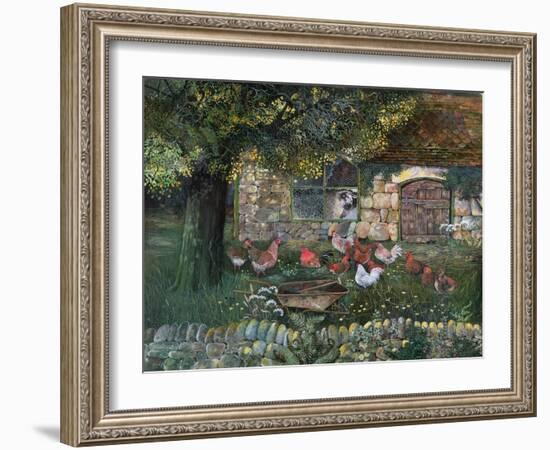 Hen House, 1988-Lisa Graa Jensen-Framed Giclee Print