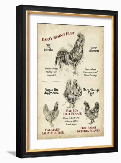 Hen House I-Studio W-Framed Art Print