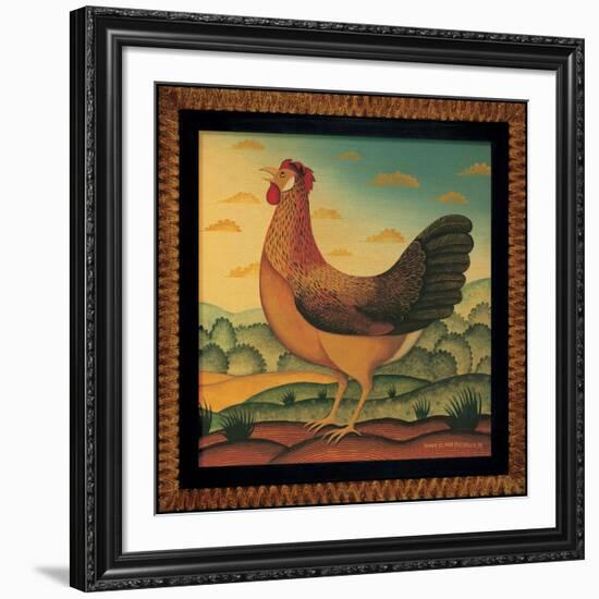 Hen-Diane Pedersen-Framed Art Print