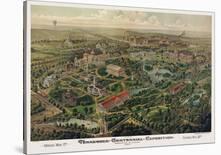 Panoramic View of the City of Cincinnati, Ohio, 1900-Henderson Litho Co^-Stretched Canvas