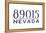 Henderson, Nevada - 89015 Zip Code (Blue)-Lantern Press-Framed Stretched Canvas