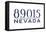 Henderson, Nevada - 89015 Zip Code (Blue)-Lantern Press-Framed Stretched Canvas