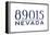 Henderson, Nevada - 89015 Zip Code (Blue)-Lantern Press-Framed Stretched Canvas