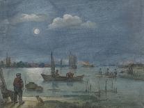 A Scene on the Ice Near a Town, C. 1615-Hendrick Avercamp-Giclee Print