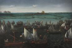 Dutch Battleship in a Storm-Hendrick Cornelisz. Vroom-Giclee Print