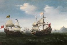 Dutch Battleship in a Storm-Hendrick Cornelisz. Vroom-Giclee Print