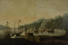 Surprise Attack on Three Portuguese Galleons in the Bay of Goa-Hendrick van Anthonissen-Art Print