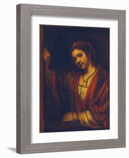 Hendrickje Stoffels, about 1659-Rembrandt van Rijn-Framed Giclee Print