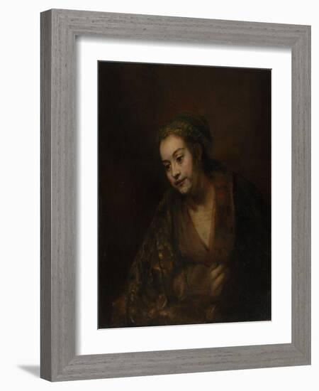 Hendrickje Stoffels, c.1650-Rembrandt van Rijn-Framed Giclee Print