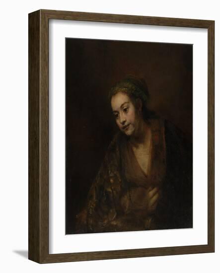 Hendrickje Stoffels, c.1650-Rembrandt van Rijn-Framed Giclee Print