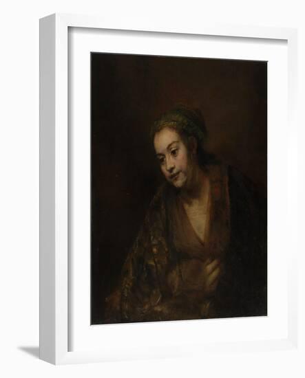 Hendrickje Stoffels, c.1650-Rembrandt van Rijn-Framed Giclee Print