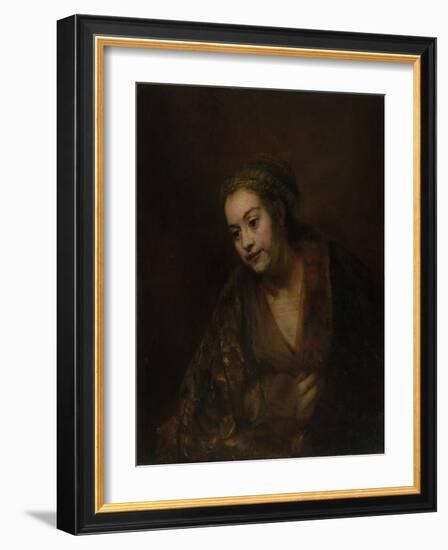 Hendrickje Stoffels, c.1650-Rembrandt van Rijn-Framed Giclee Print