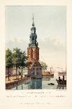 The Torensluis and the Jan Roodenpoortstoren in Amsterdam, by Hendrik Gerrit Ten Cate, 1829-Hendrik Gerrit ten Cate-Framed Stretched Canvas