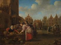 View of the Great Market in Rotterdam, 1654-Hendrik Maertensz Sorgh-Giclee Print